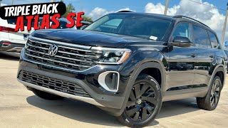 2024 VW Atlas SE In Deep Black Peal Has An Executive Vibe Packed With Luxury and Technology