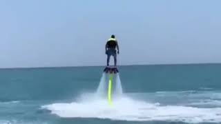 Alexander Ovechkin flyboarding