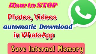 How to Stop media auto download WhatsApp 2020 | Stop Media Download WhatsApp Android & iOS #Shorts