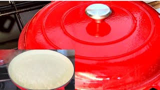 How to CLEAN CAST IRON POT before 1st use