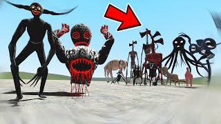 NEW FUNNY FEAR VS ALL TREVOR HENDERSON CREATURES! Garry's Mod Sandbox