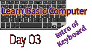 Learn Basic Computer in Urdu #03|| intro of Keyboard || the knowledge by H Abdul Majid