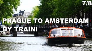 TRAVELLING FROM PRAGUE TO AMSTERDAM! - EUROPE VLOG (7/8)