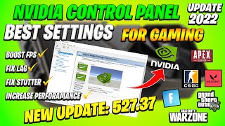 Nvidia Control Panel Latest Update 527.37 | Best Optimizations & Settings For Gaming (2022)