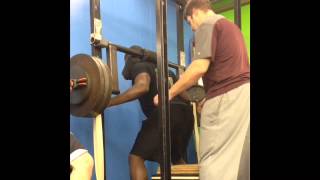 ESU Football Player Safety Bar Squat