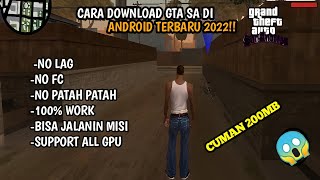 Download GTA SA Lite Ori Cuman [200MB] Terbaru 2022 || GTA SA ANDROID