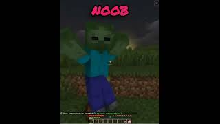 Formas que um Noob, Pro e Hacker matam um Monstro no Minecraft!