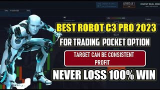 Best Robot For Pocket Option - $30 to $1000 - never loss 100% win || best binary option robot 2023