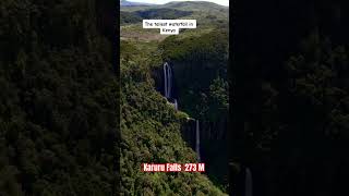 Karuru Falls | The tallest water fall in Kenya located in aberdares national park in Kenya