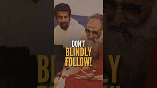 Don't Blindly Follow! #Teacher #Lesson #Shorts