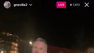 Gary Neville Gets Jumped On Instagram Live