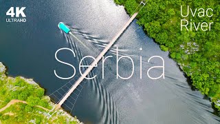 4k Serbia | Uvac canyon from a drone | Relaxing views