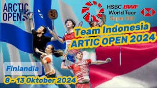 Pemain Bulutangkis Indonesia Arctic Open 2024