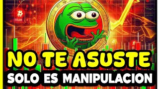 NOTICIAS DE PEPE! 🔥NO TE ASUSTE SOLO ES MANIPULACION 🔥🐸 / NOTICIA CRIPTOMONEDA HOY