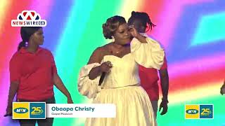 Obaapa Christy performs at MTN music festival