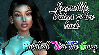 Playing Paintball On Secondlife !!!! 👀👌🏾❤️😱 | Secondlife Gameplay