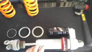 KTM XCW PDS shock spring change part 2