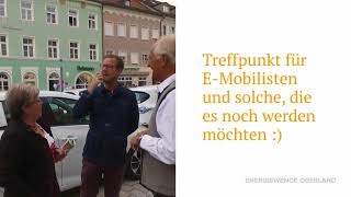 Sternfahrt der Elektrofahrzeuge durch's Oberland