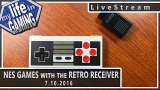 NES Games with the 8bitdo Retro Receiver w/ @The8BitDuke :: LIVE STREAM