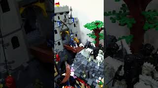 Funny LEGO Scenes - Brave Knight 🧱🤣🏹 #shorts #lego #funny