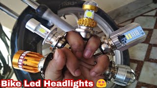 led headlight bulbs for bike in india || shekhawatmodifiers