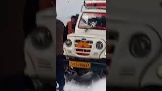 Snow fall Me kiya Masti #automobile #75hardchallenge #truckdrivevlogs #trucklover222lifestory