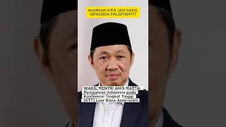 JAGO BAHASA ARAB. ANIS MATTA WAMEN LUAR NEGERI WAKILI INDONESIA DI KTT ARAB