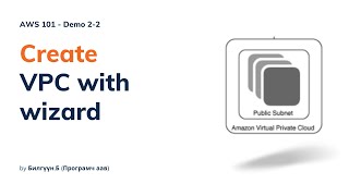 Demo 2-2 Create VPC with wizard 1 public subnet #aws101