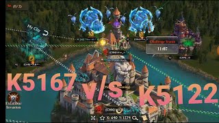 KVK || K5167 v/s K5122 || Great battle in last 30 minutes || king of avalon.