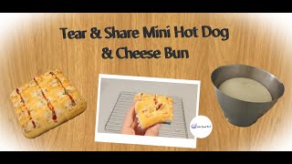 How to Make Tear & Share Mini Hot Dog & Cheese Bun #minihotdog #rotisobekminihotdog