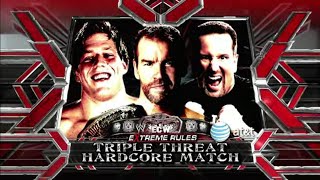 Story of Christian vs Tommy Dreamer vs Jack Swagger — Hardcore Match | WWE Extreme Rules 2009 HD