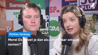 1️⃣1️⃣ | 'Moet je dan als ambtenaar ontslag nemen?' | Politiek Vandaag