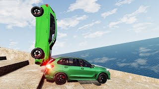 Cars VS Dangerous Stairs Challenge Driver #2 BeamNg Drive