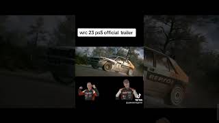 wrc 23 ps5 official  trailer