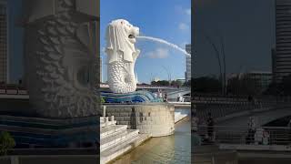 The Merlion Park. Singapore. #youtube_shorts_video #travel