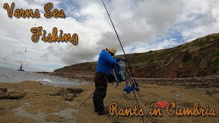 VERNS SEA FISHING | SALTOM BAY ON CUMBRIA WEST COAST WHITEHAVEN HAVING A GOOD RANT