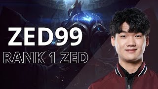 ZED99 "RANK #1 ZED" Montage | League of Legends