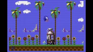 Sonic The Hedgehog C64 - No Death, All Chaos Emeralds (v1.2 NTSC)