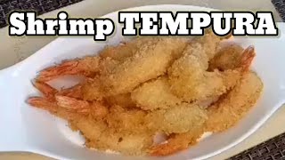 Crispy SHRIMP TEMPURA | How to Devein Shrimp | How to cook Shrimp Tempura