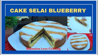 Cake selai blueberry tanpa SP || lemon blueberry cake