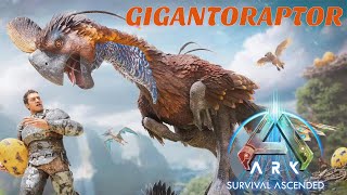 GIGANTORAPTOR - Jak oswoić? Wszystko co musisz wiedzieć! | Ark: Survival Ascended