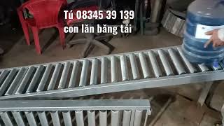 băng tải con lăn ống kẽm