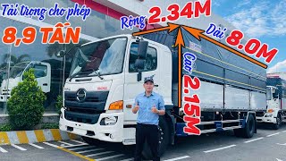 Lý Do Khách Hàng Mua Xe Tải Hino 8 Tấn 9 FG Mui Bạt Nhôm - Thùng Dài 8M| Báo Giá Xe Tải Hino 8T9