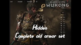 Secret Complete Old Armor set - Black Myth Wukong