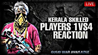 1VS4 REACTION 🔴REEDAM CODE | UNLIMITED CS CUSTOMS & CS RANKED 💖 FREE FIRE MALAYALAM |ANEESH A10