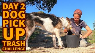 Dog Training -Pick up trash Challenge - Day 2