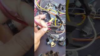 1961 impala interior dash wiring harness and fuse