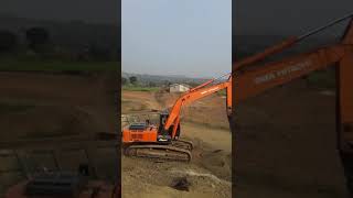 2021 tata hitachi excavator working loading dump truck टाटा हिटाची लोडिंग jcb video