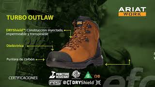 🥾 ARIAT WORK: Turbo Outlaw