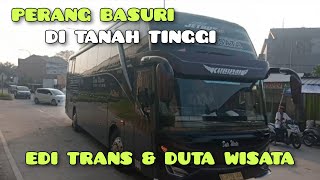 PERANG BASURI BUS DUTA WISATA CORONG BAWAH & EDI TRANS CORONG ATAS